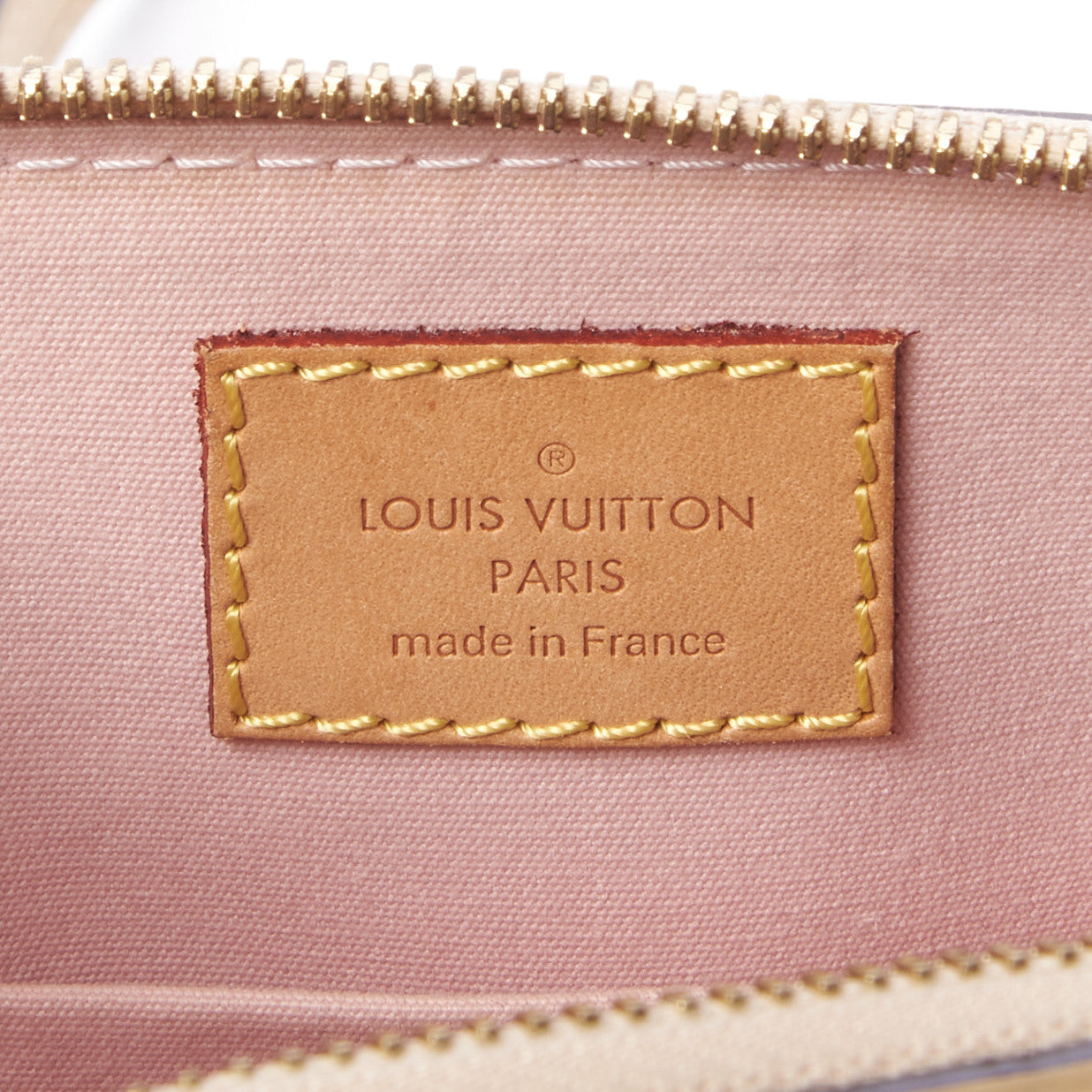 Louis Vuitton Vernis Rayures Alma BB Dune 7 of 9