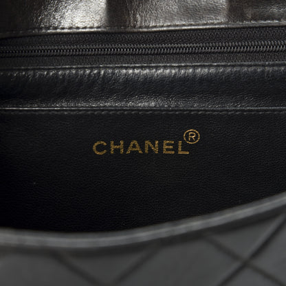 Chanel Lambskin Quilted Medium Single Flap Black 8 of 10