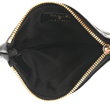 Chanel Caviar Quilted Studded CC Small Pouch Black 5 of 8