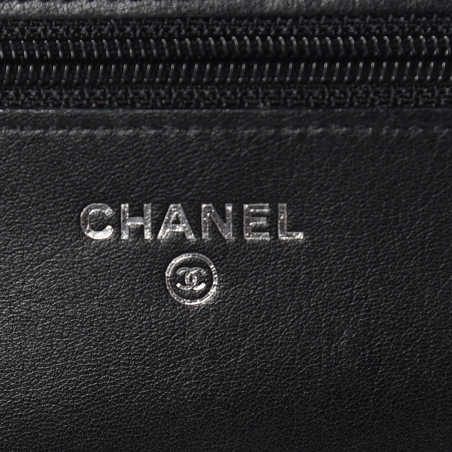 Chanel Caviar Sevruga Wallet On Chain WOC Black 6 of 22