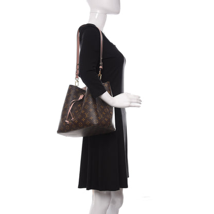 Louis Vuitton Monogram Neonoe MM Rose Poudre 2 of 11