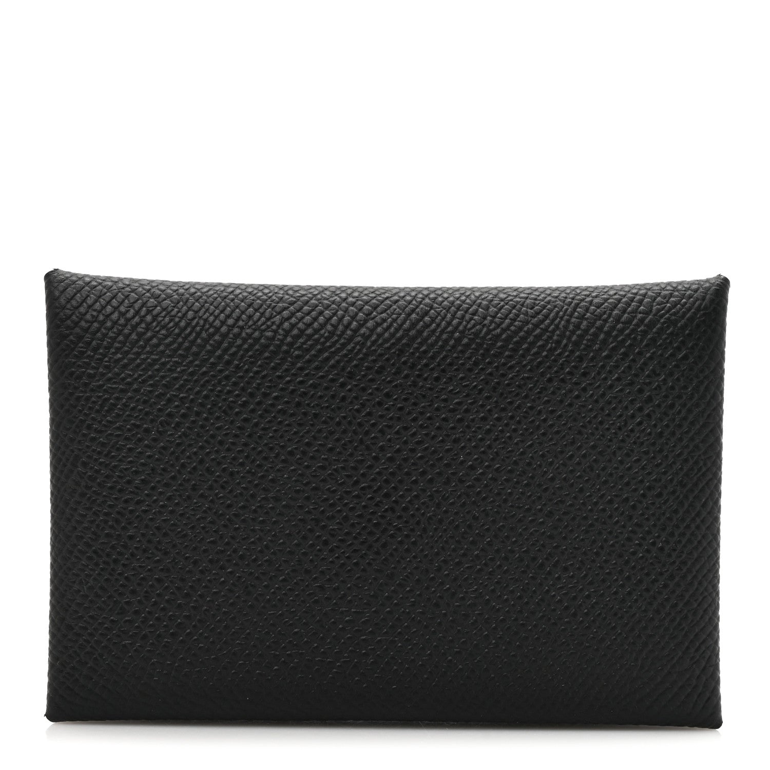 Hermes Epsom Calvi Card Case Black 1 of 8