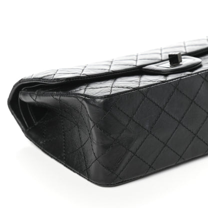 Chanel Aged Calfskin Quilted 2.55 Reissue 225 Flap So Black 9 of 10