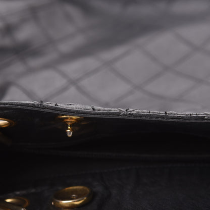 Chanel Lambskin Stitched Shopper Tote Black 11 of 14