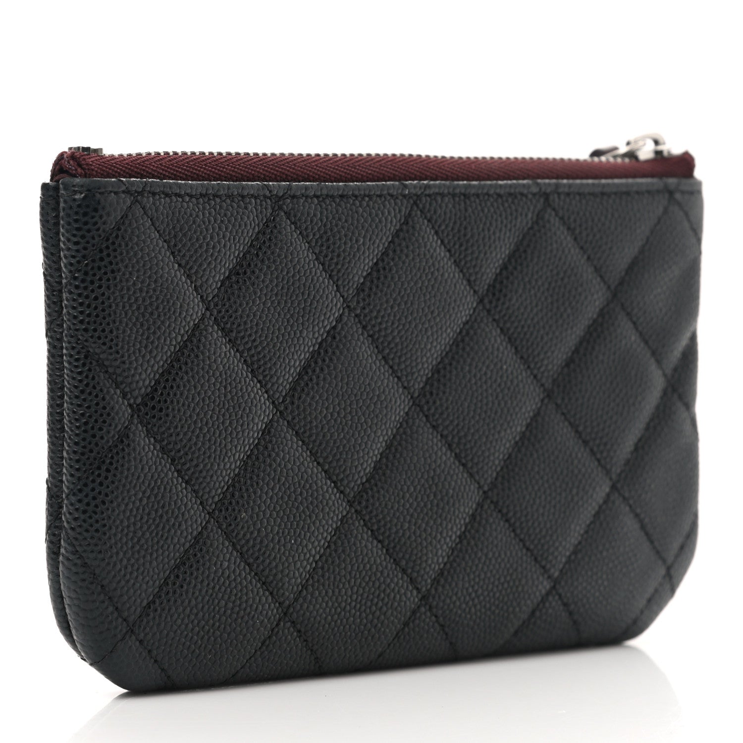 Chanel Caviar Quilted Small Cosmetic Case Black 3 of 8