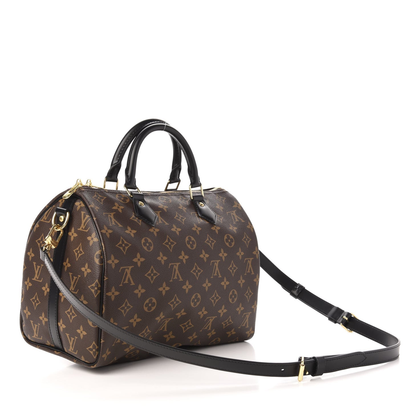 Monogram My World Tour Speedy Bandouliere 30 Black