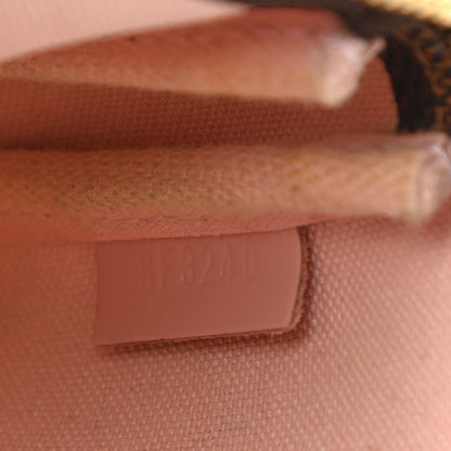 Louis Vuitton Damier Ebene 2020 Christmas Animation Big Wheel Mini Pochette Accessories Rose Ballerine 6 of 6