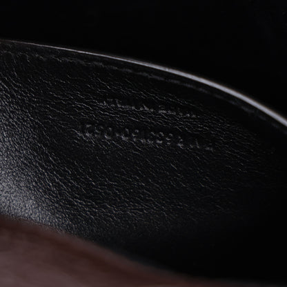 Saint Laurent Crinkled Lambskin Matelasse Monogram Baby Niki Chain Satchel Chocolate 7 of 11