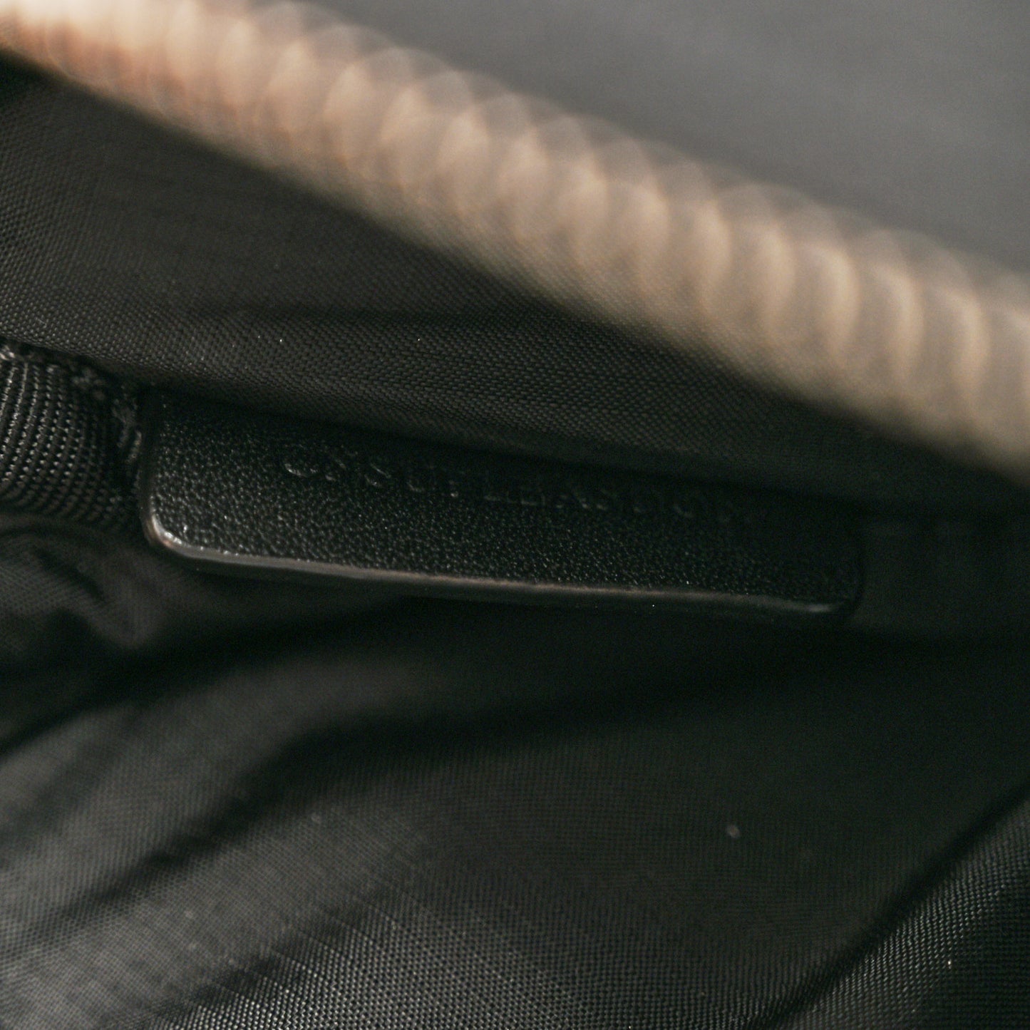 Econyl Logo Print Small Cannon Bum Bag Black