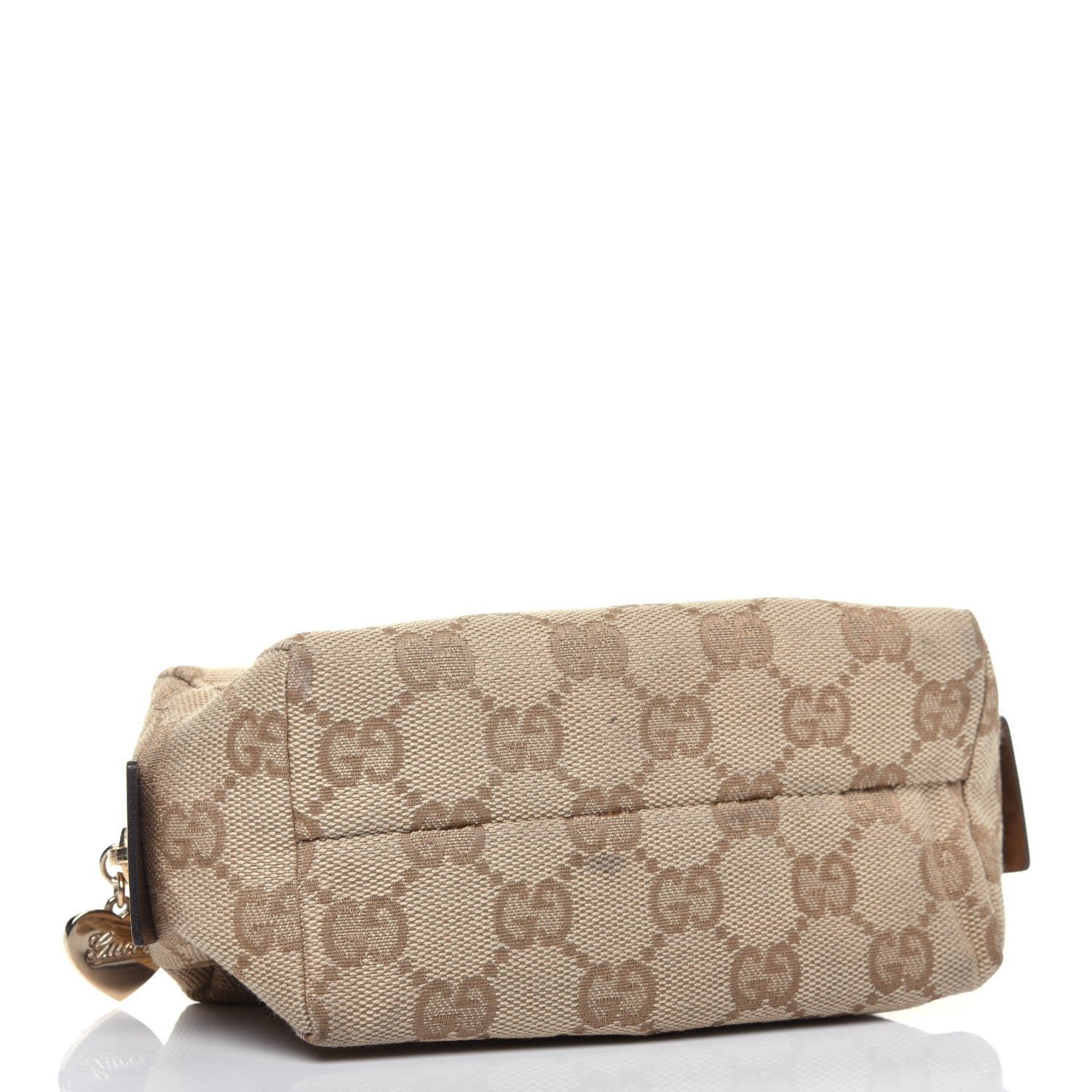 Gucci Monogram Small Cosmetic Case Metallic Bronze 4 of 19