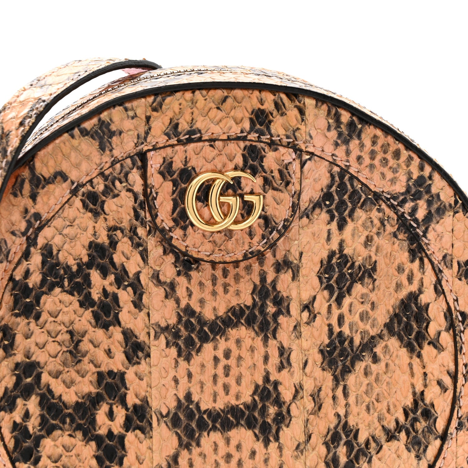 Gucci Snakeskin GG Ophidia Round Crossbody Bag 8 of 13