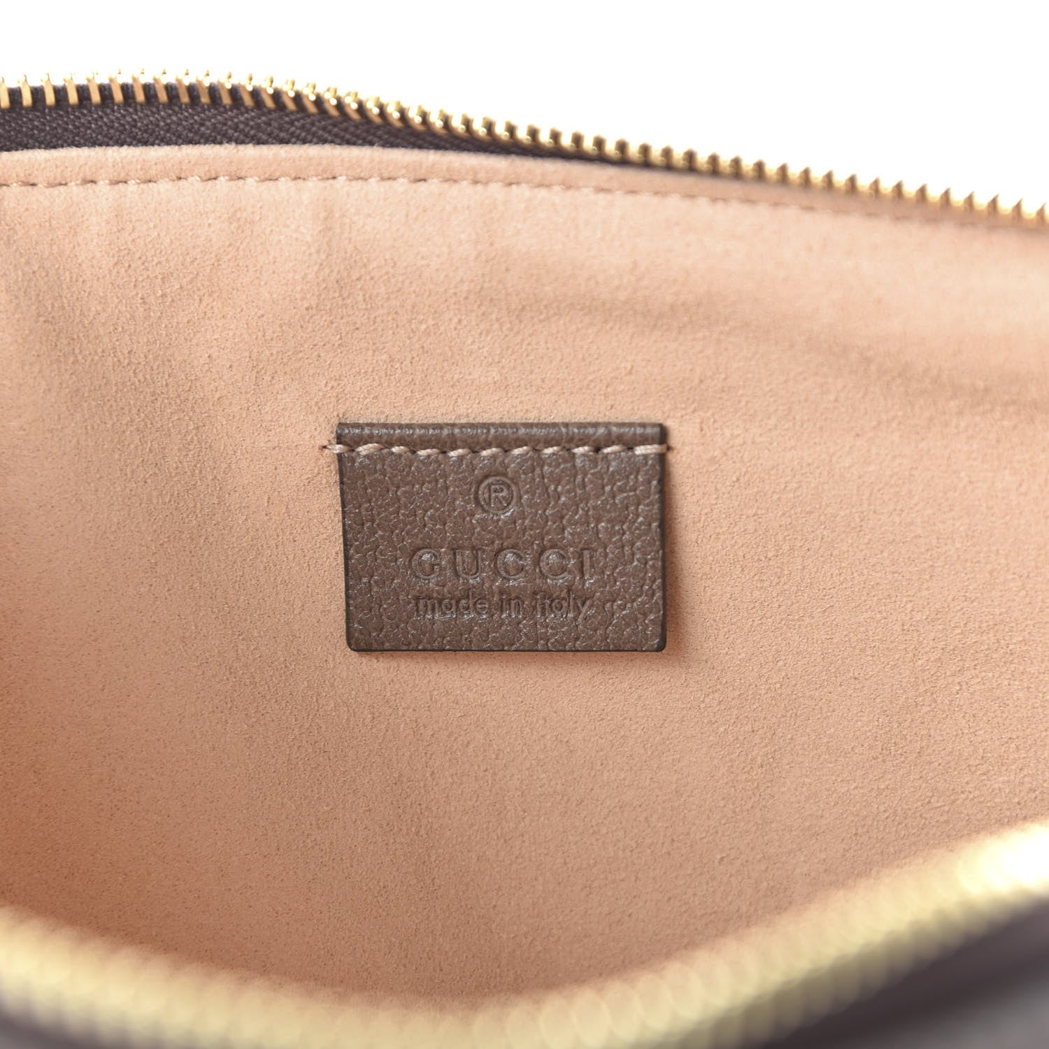 Gucci GG Supreme Monogram Large Ophidia Pouch Clutch Brown 8 of 11