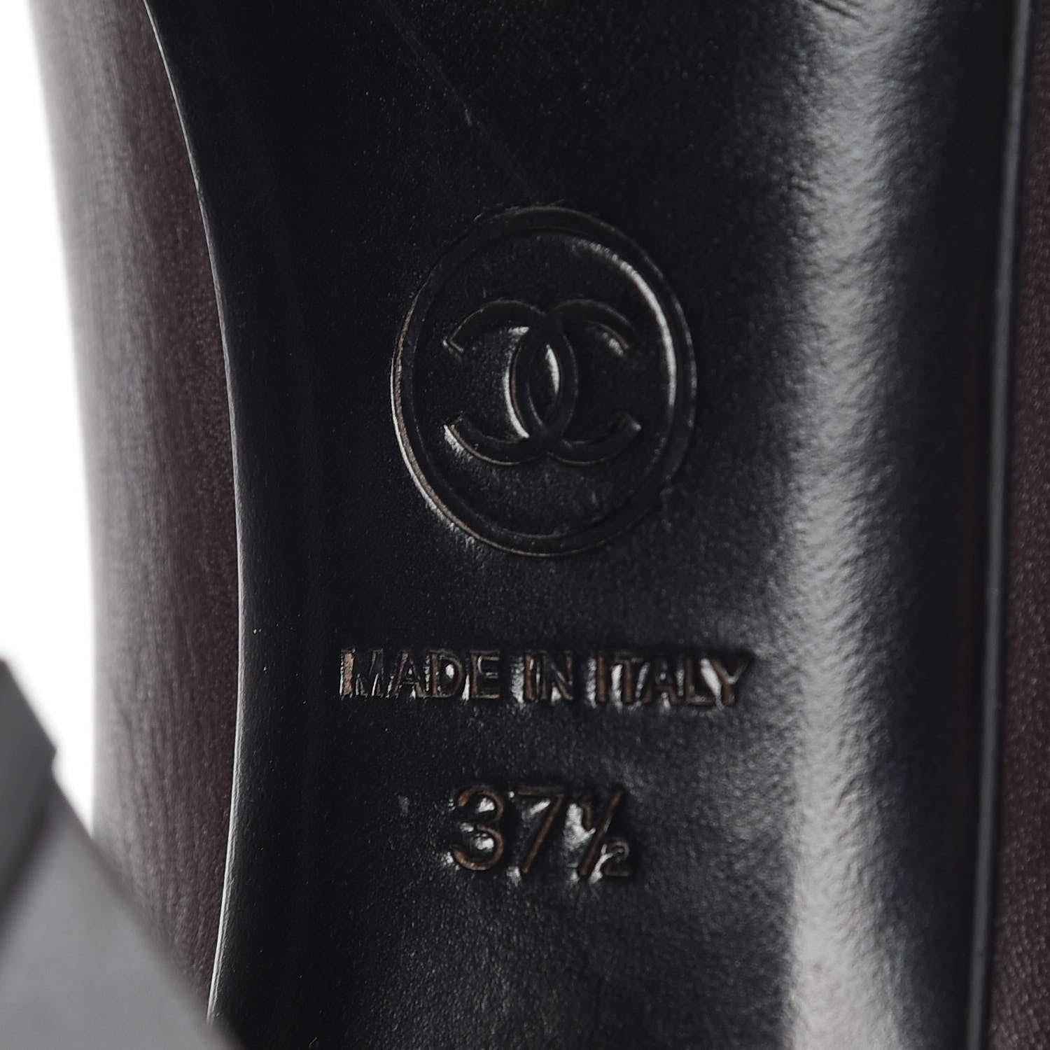 Chanel Calfskin CC Turnlock Ankle Boots 37.5 Brown 7 of 13