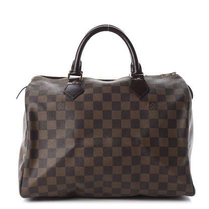 Louis Vuitton Damier Ebene Speedy 30 1 of 10