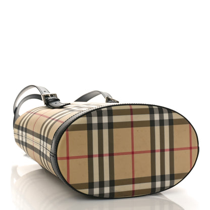 Burberry House Check Bucket Bag Black 4 of 8