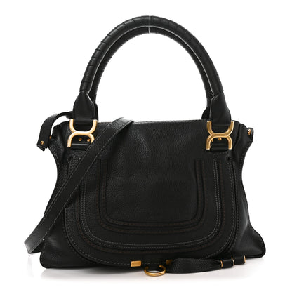 Chloe Calfskin Medium Marcie Satchel Black 1 of 10
