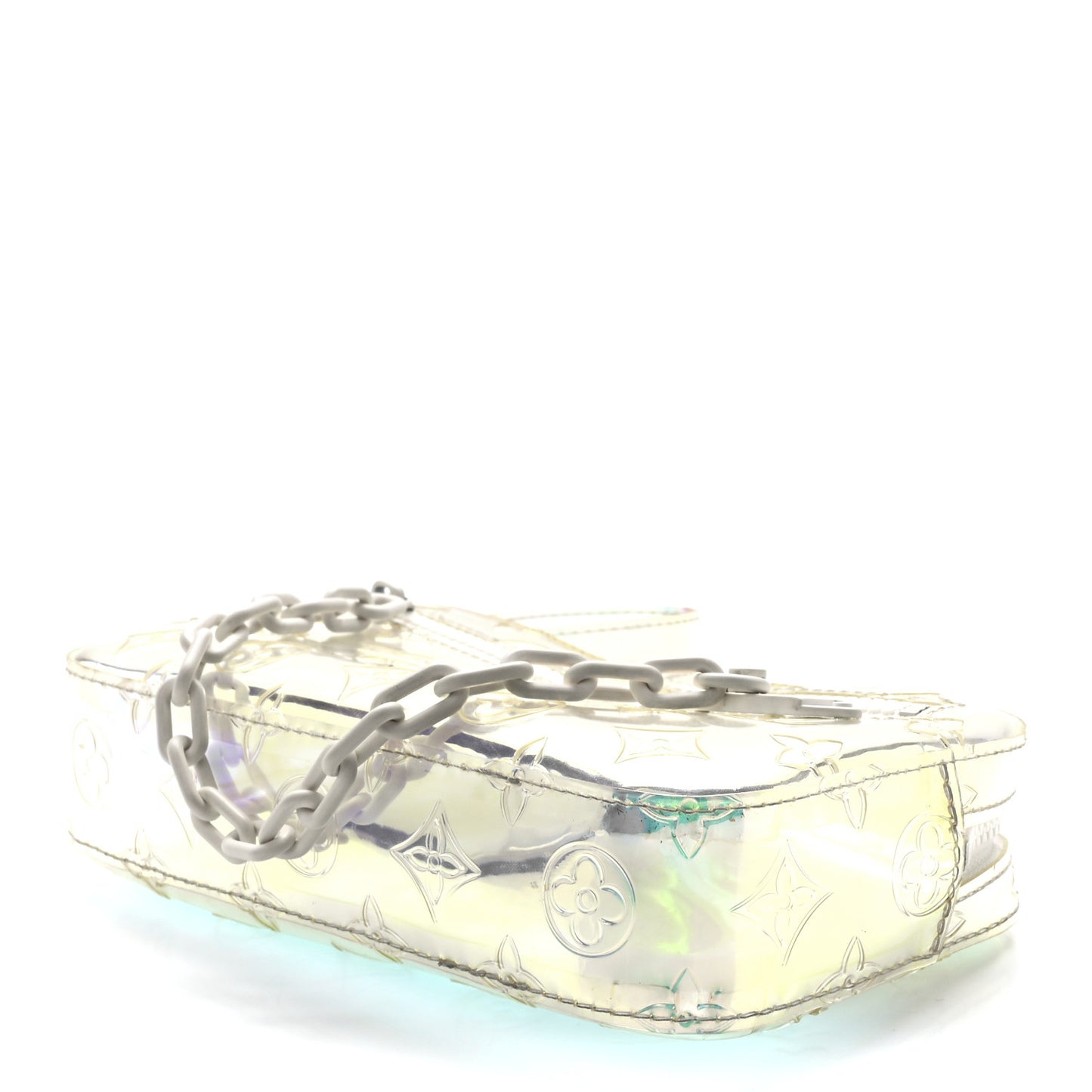 PVC Monogram Pochette Volga Iridescent Prism