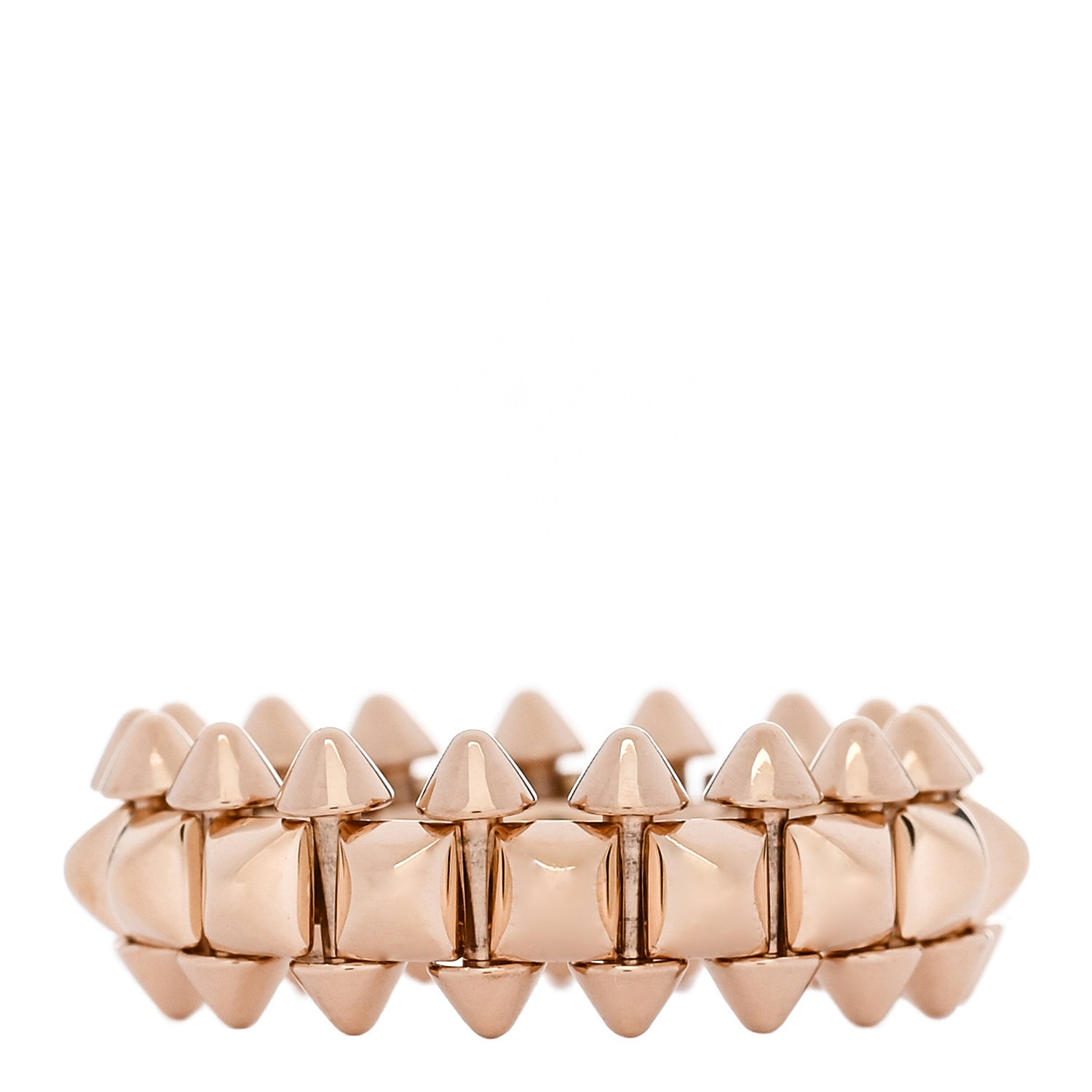 Cartier 18K Pink Gold MM Clash De Cartier Ring 53 6.25 1 of 5