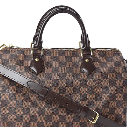 Louis Vuitton Damier Ebene Speedy Bandouliere 30 8 of 10