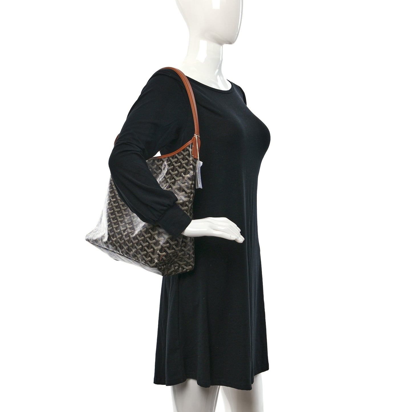 Goyardine Boheme Hobo Black Gold