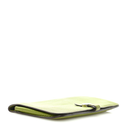 Hermes Togo Dogon Duo Wallet Vert Anis 4 of 9