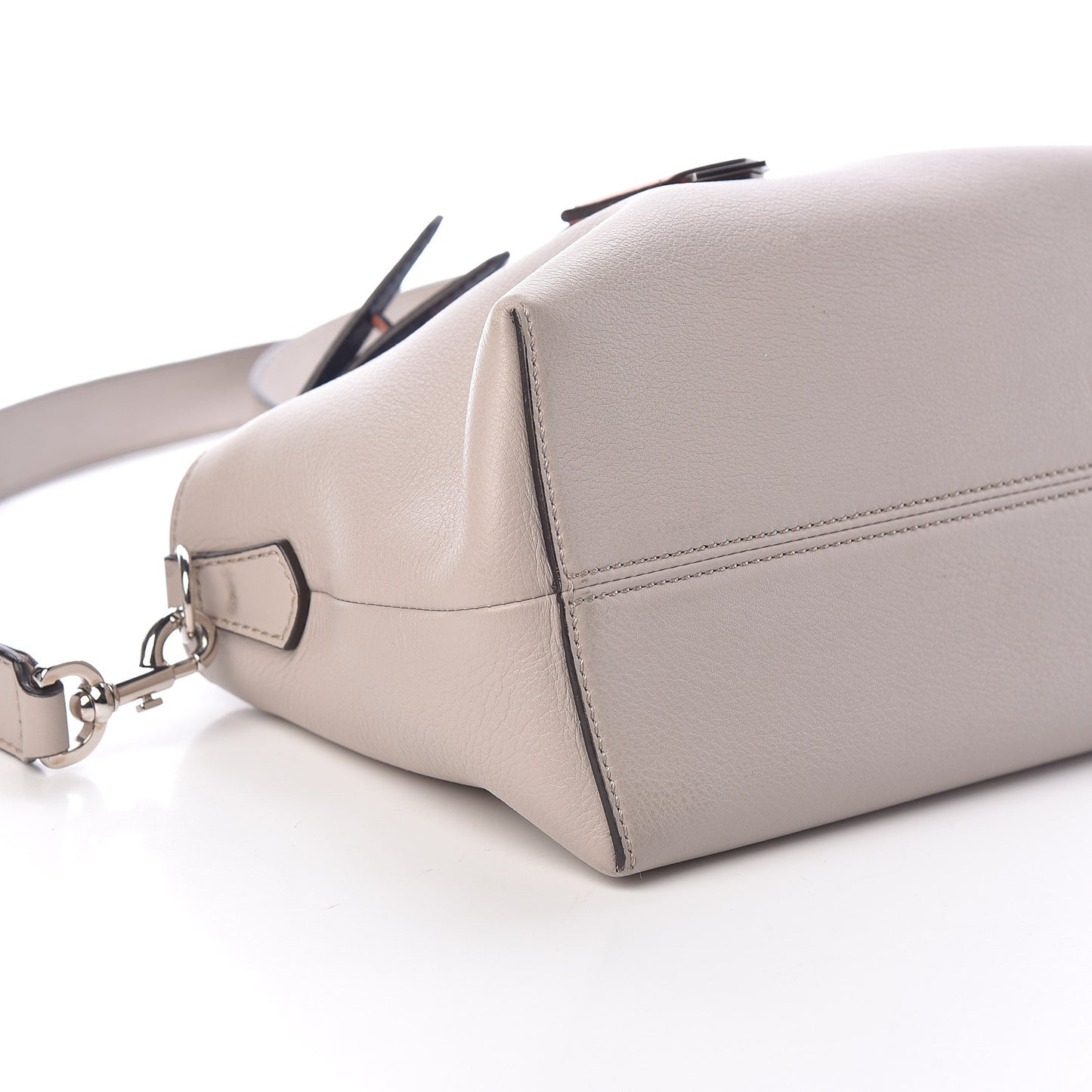 Vitello Dolce 4 Color Medium By The Way Boston Bag Grigio Polvere Emerald Multicolor