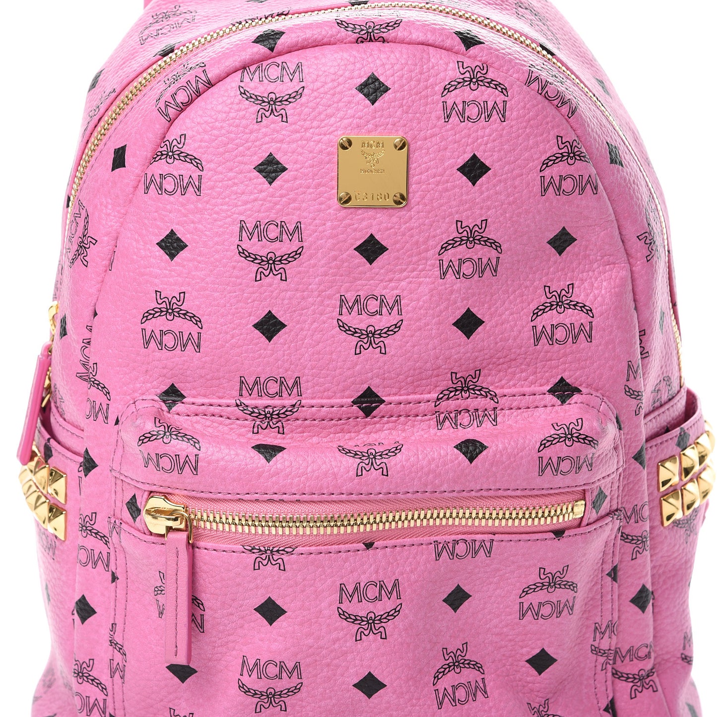 Visetos Small Side Stud Stark Backpack Pink