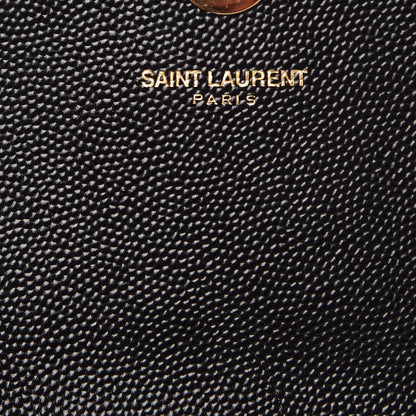 Saint Laurent Grain De Poudre Small Monogram Kate Satchel Black 7 of 9