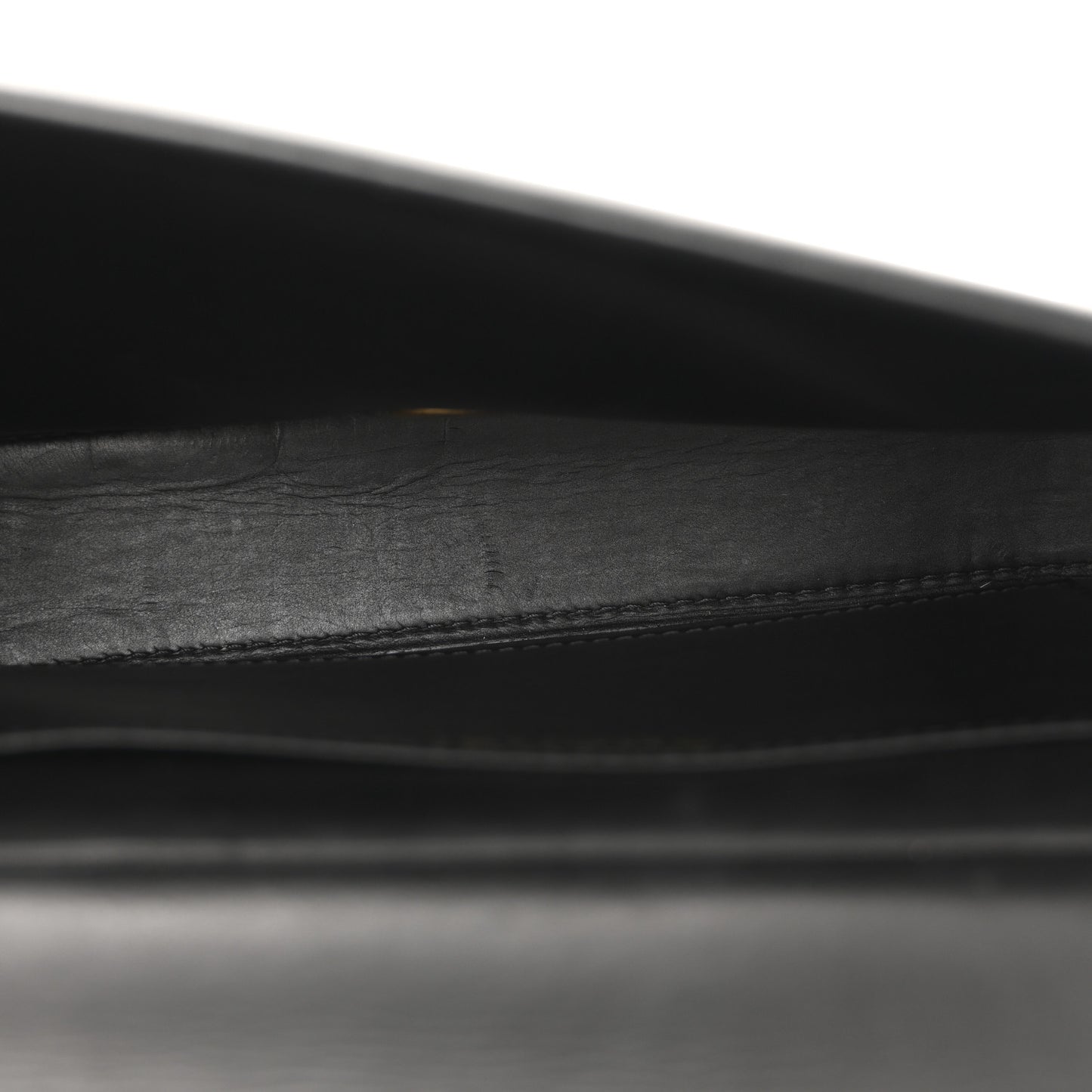 Calfskin Quilted Nailed CC Flap Bag Black