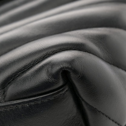 Saint Laurent Calfskin Y Quilted Monogram Monochrome Medium Loulou Chain Satchel Black 13 of 13