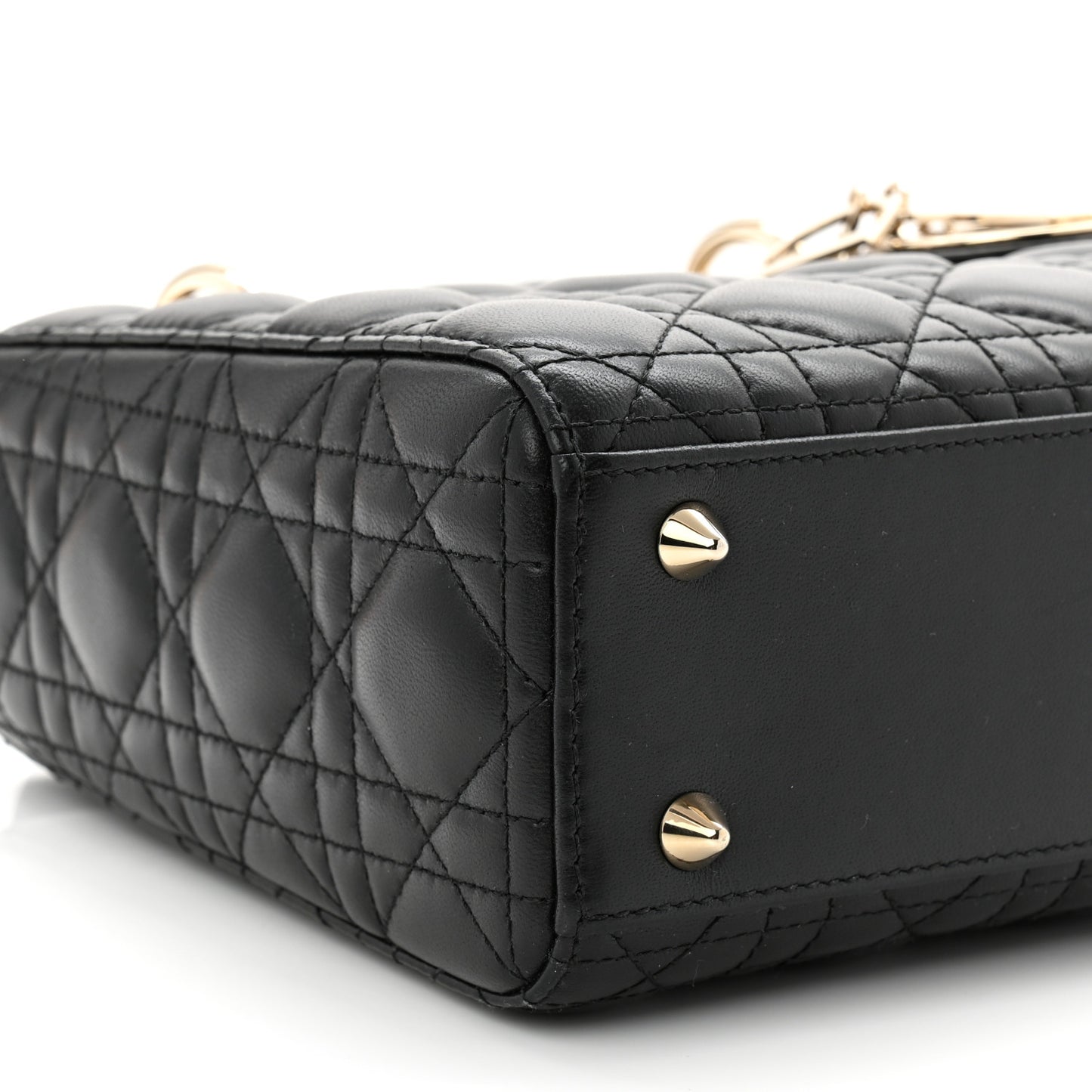 Lambskin Cannage Small My ABCDior Lady Dior Black