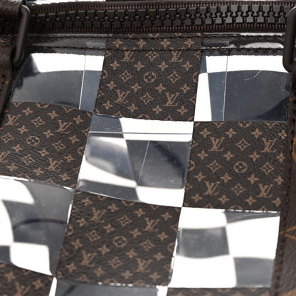 Louis Vuitton PVC Monogram Chess Keepall Bandouliere 50 10 of 11
