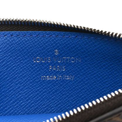 Louis Vuitton Monogram Calfskin Coin Card Holder Indigo Blue 6 of 7