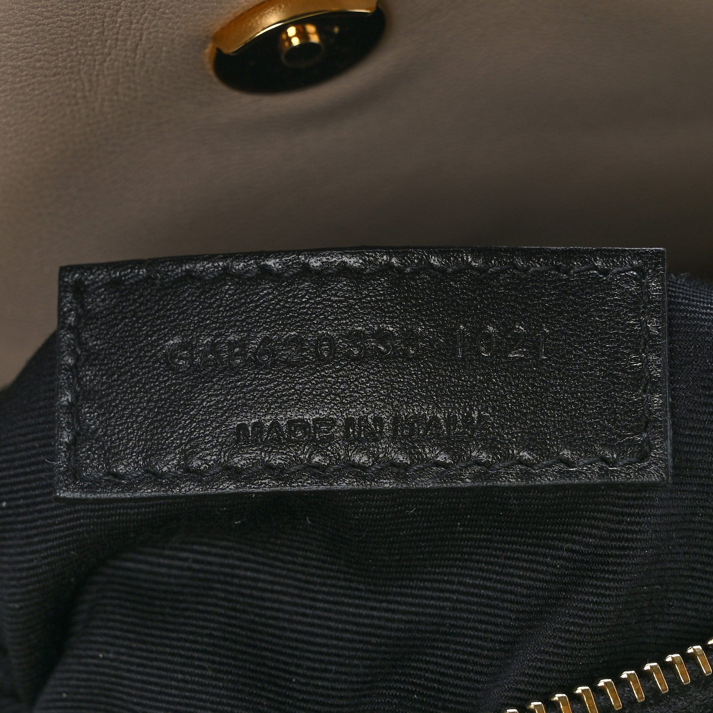 Lambskin Quilted Toy Loulou Puffer Monogram Chain Satchel Dark Beige