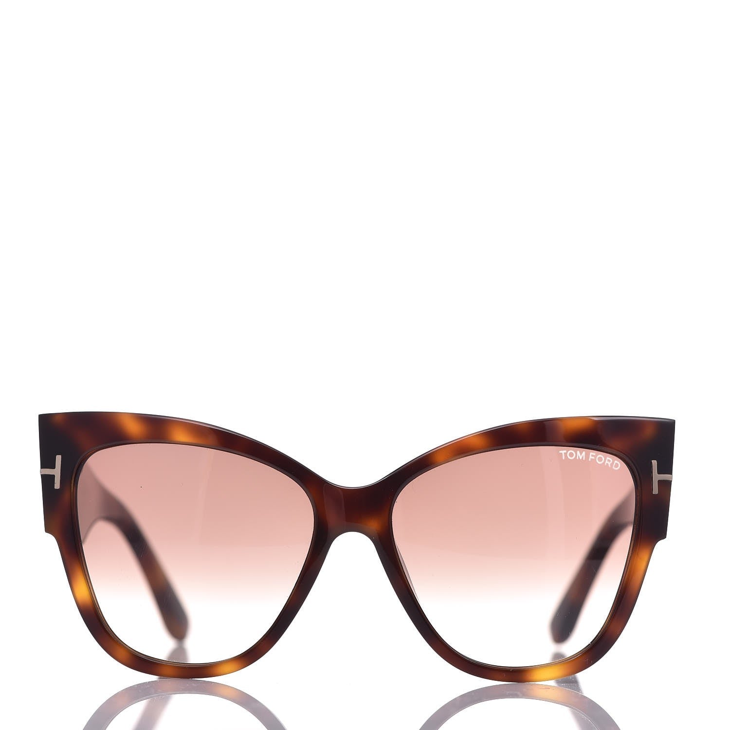 Tom Ford Acetate Anoushka Cat Eye Sunglasses TF371 Tortoise Shell 2 of 8