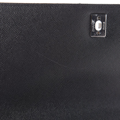 Chanel Caviar Chevron Quilted Small Coco Handle Flap Black 10 of 10