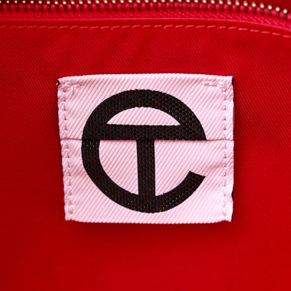 Telfar Vegan Leather Medium Shopping Bag Red 6 of 11