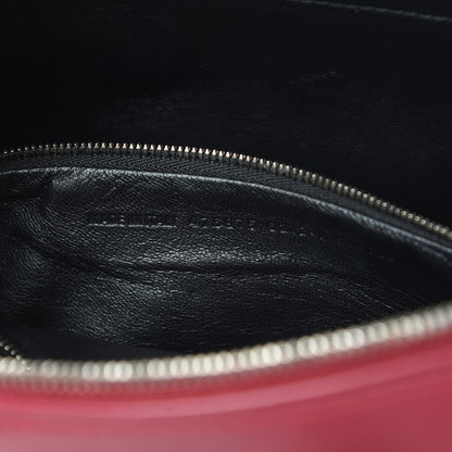 Balenciaga Shiny Day Calfskin S Triangle Duffle Rouge Grenat 8 of 14