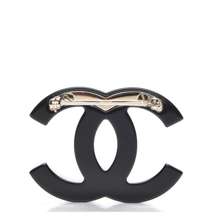 Chanel Resin Crystal Enamel CC Camellia Brooch Multicolor 3 of 5
