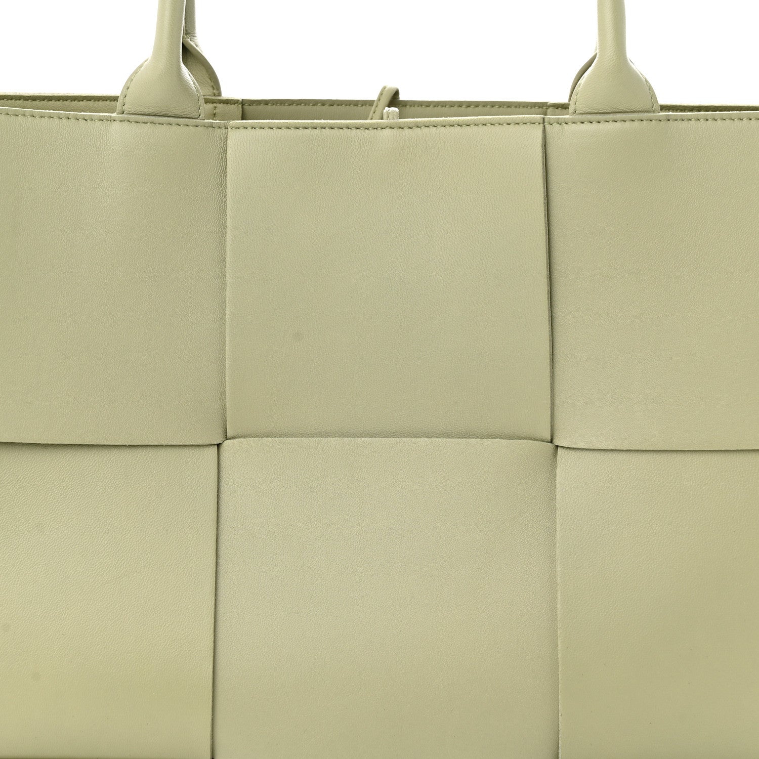 Bottega Veneta Grained Calfskin Intrecciato Medium Arco Tote Travertine 8 of 11