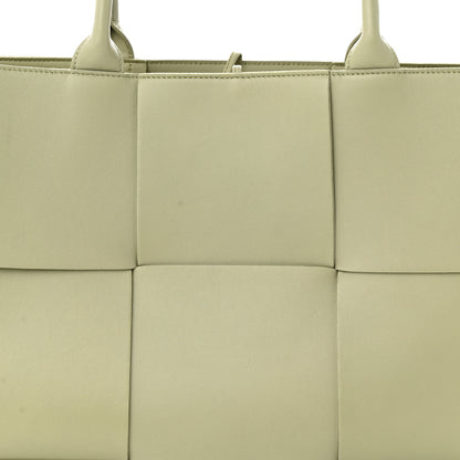 Bottega Veneta Grained Calfskin Intrecciato Medium Arco Tote Travertine 8 of 11