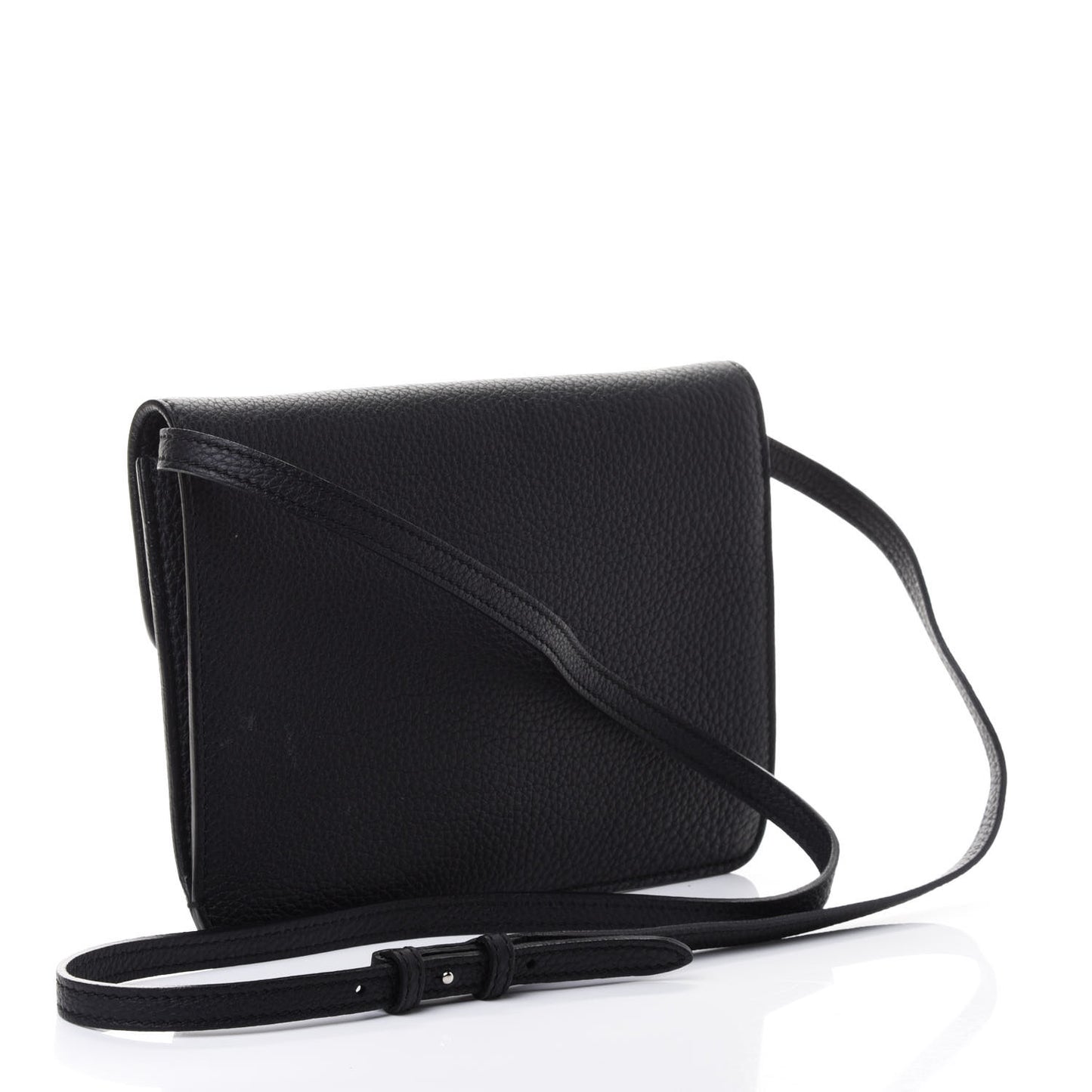 Grand Prix Calfskin Jackie Convertible Shoulder Bag Black
