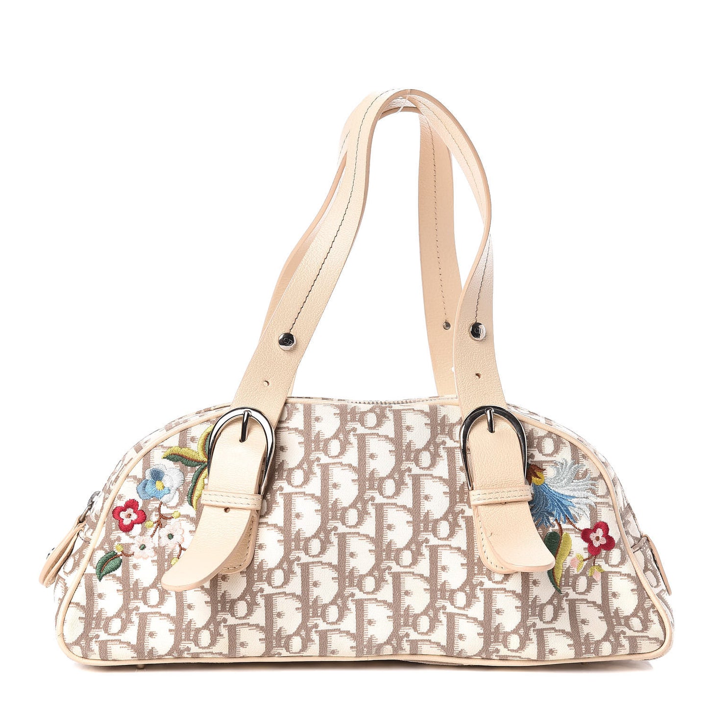 Monogram Vintage Flowers Small Bowler Beige