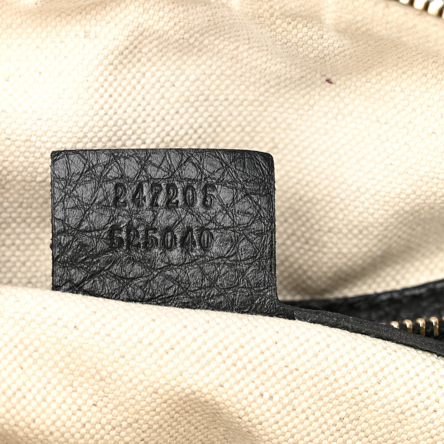 Calfskin Vintage Web Medium Boston Black