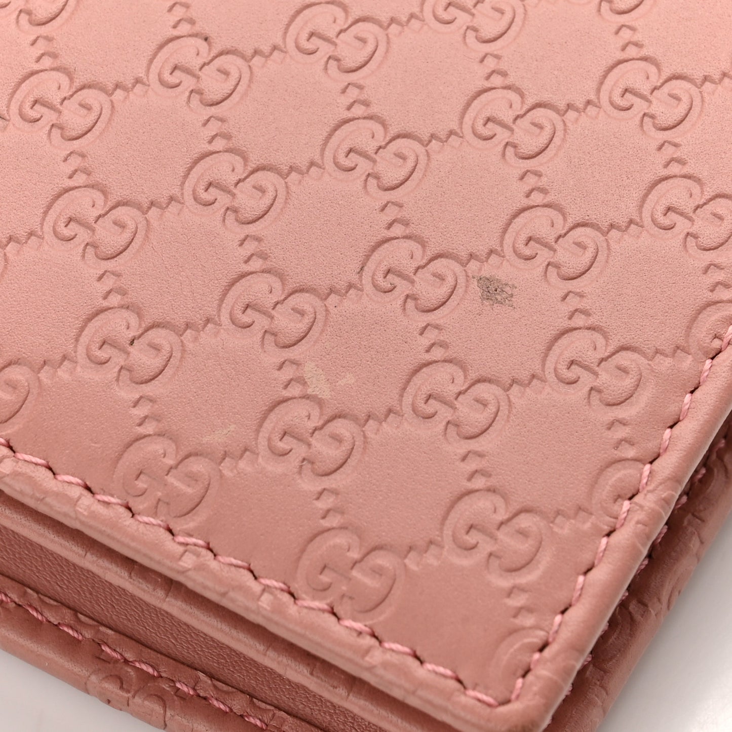 Microguccissima Crossbody Wallet Soft Pink