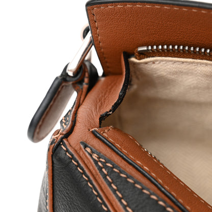 Loewe Calfskin Mini Puzzle Bag Tan Black 11 of 14