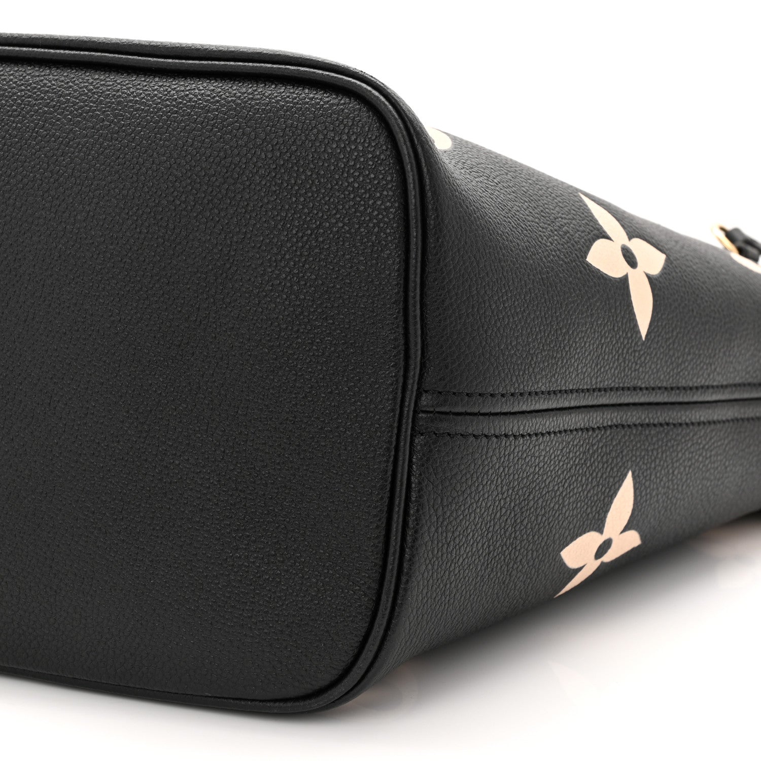 Louis Vuitton Empreinte Monogram Giant Neverfull MM Black Beige 9 of 11