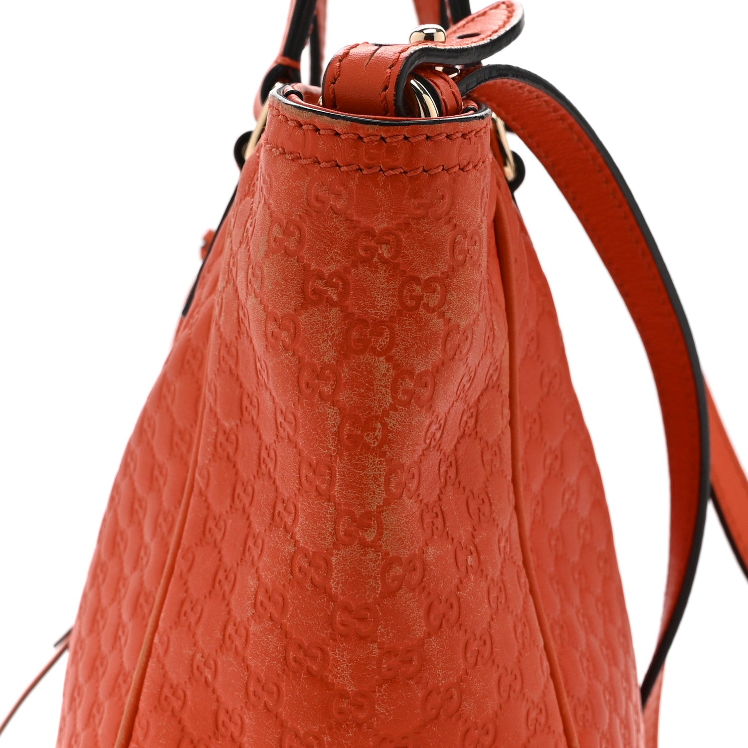Gucci Microguccissima Small Bree Tote Sun Orange 15 of 20