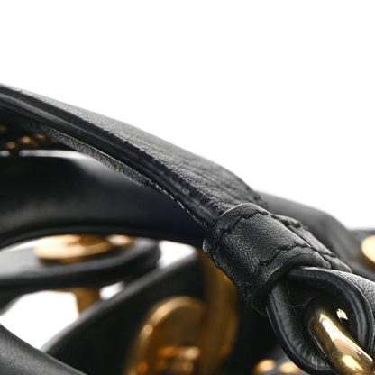 Christian Dior Lambskin Studded Mini Supple Lady Dior Black 15 of 15