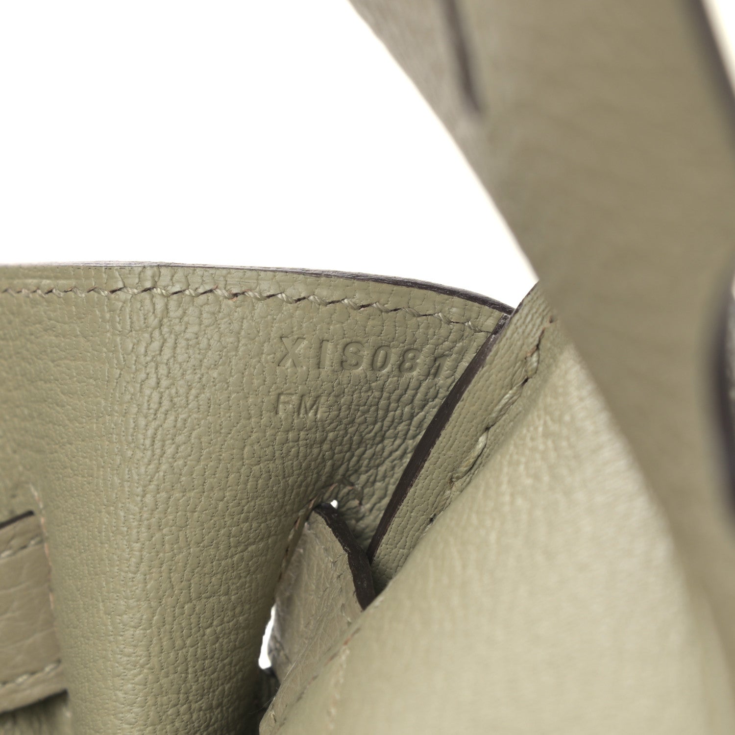 Hermes Taurillon Clemence Birkin 30 Sauge 7 of 10